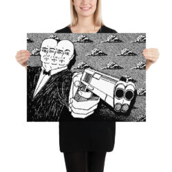 Smear Memory Cell Matte Poster