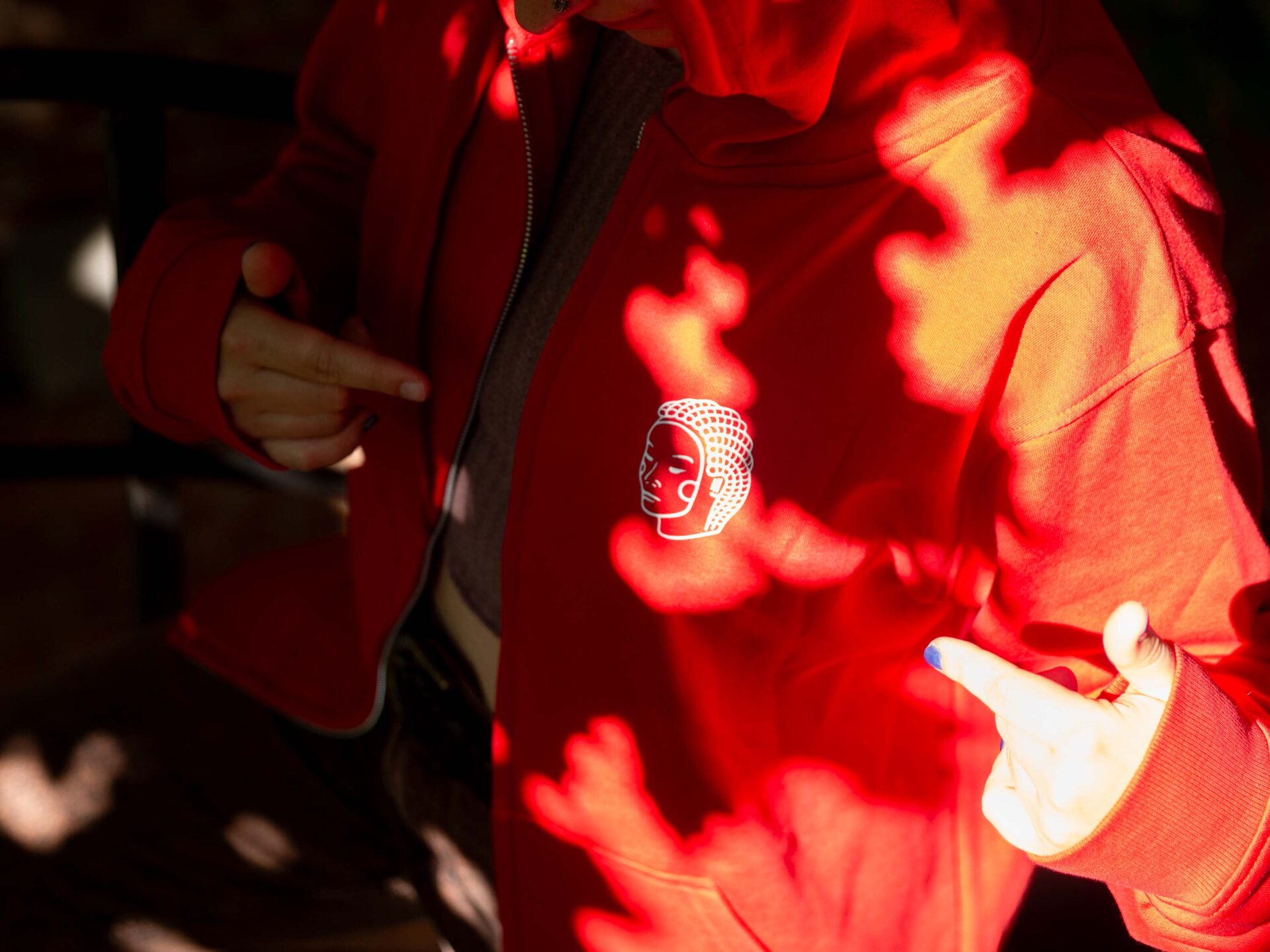 Red Kami Hoodie Zipper Version Ⓣ - Image 4