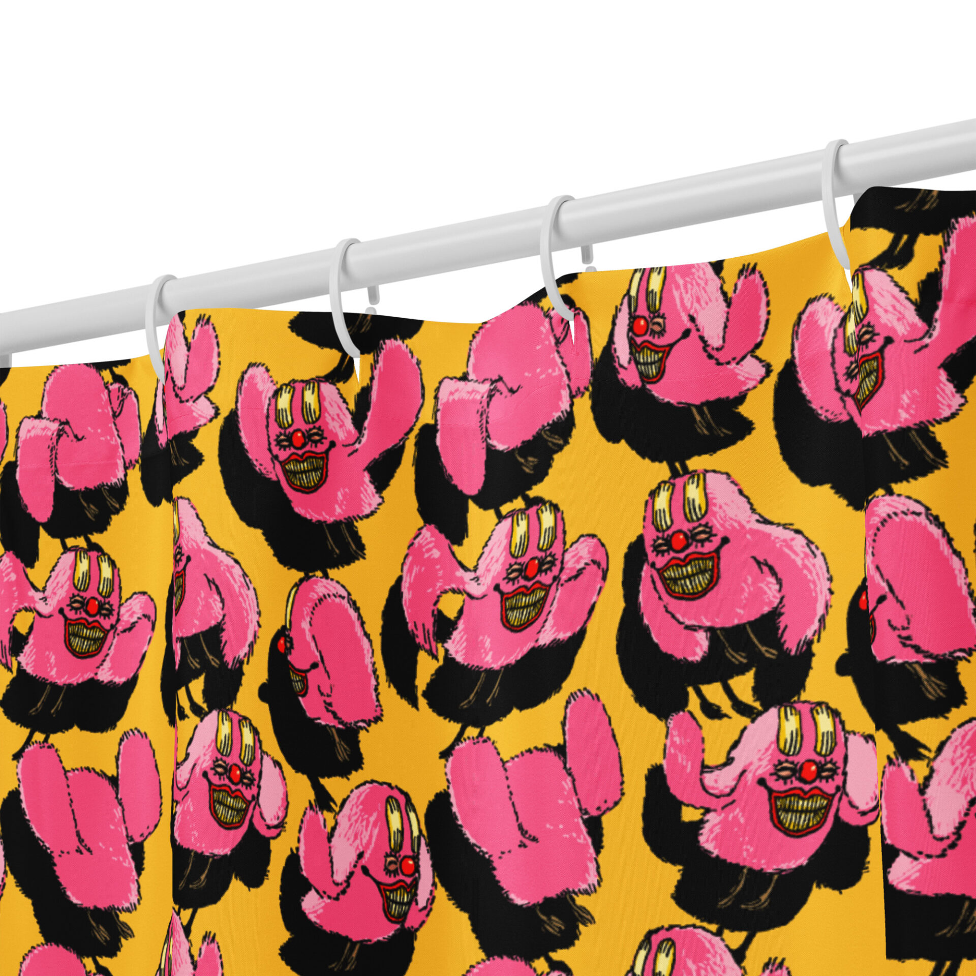 Bird Mischief Shower Curtain - Image 2